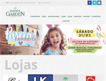 Tablet Screenshot of barragarden.com.br